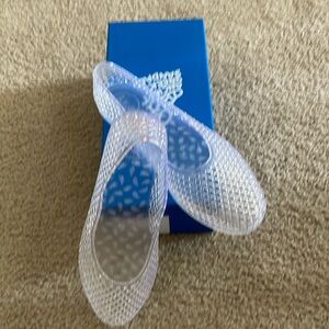 Ancient Greece Sandals clear jelly shoes sz. 40